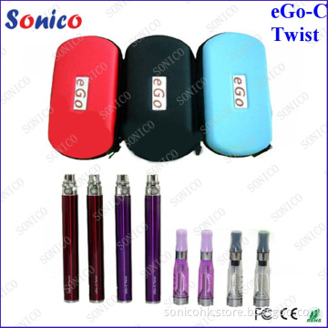 Variable Voltage EGO E Cigarette (EGO C Twist) , Colorful E Cig